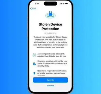 平潭苹果授权维修店分享被盗设备保护功能开启方法 
