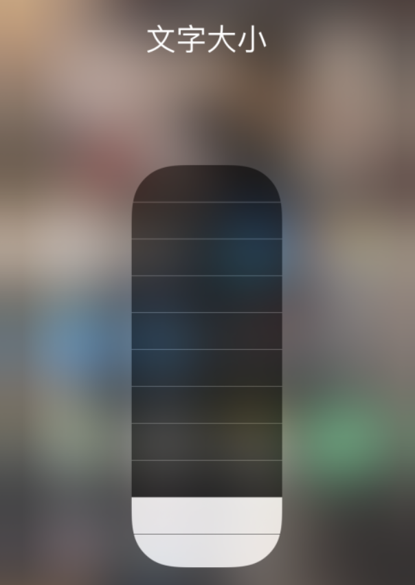 平潭苹果手机维修分享小技巧：在 iPhone 控制中心快速调节字体大小 